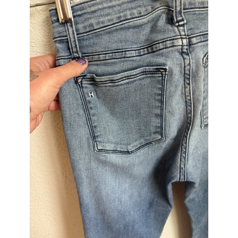 Haala Denim Womens 25 Blue Dark Wash Denim Venice: Bootcut Casual Workwear Jeans - Picture 6 of 10